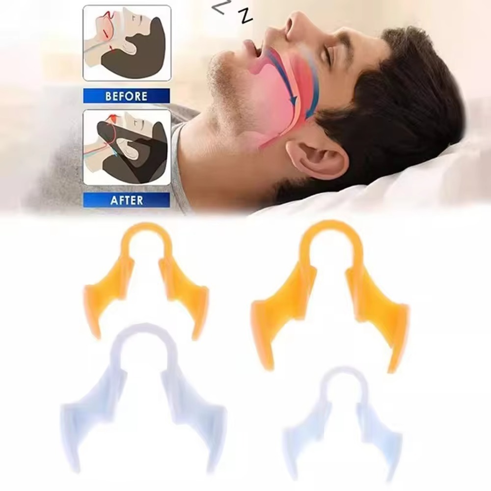 Anti Snore Contour Pillow - อุปกรณ์ช่วยลดอาการกรนขนาดเล็ก 2 ชิ้น คลิปหนีบจมูกซิลิโคนยืดหยุ่น อุปกรณ์ป้องกันการกรน เพื่อการนอนหลับที่ดี