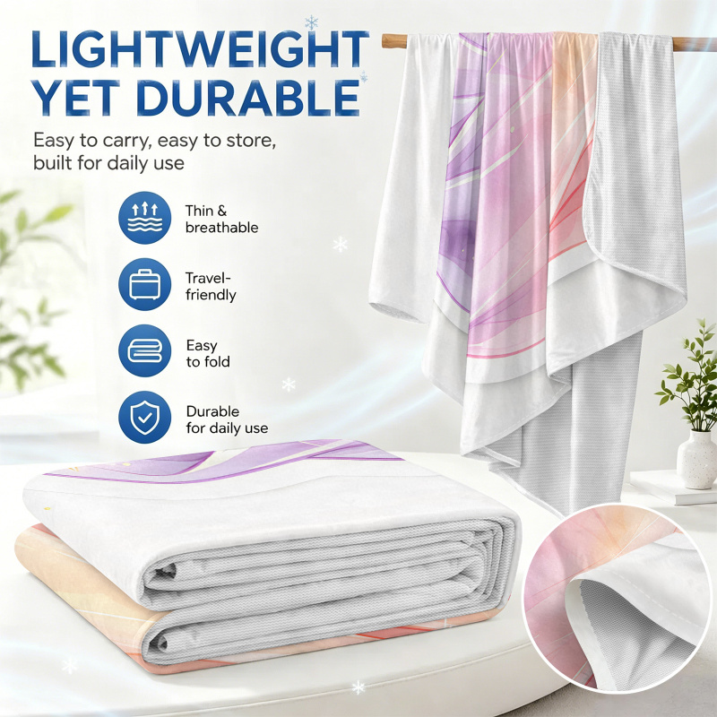 ผ้าห่มลายการ์ตูนแมว ผ้าห่มเย็น - Cooling Blanket Hot Sleepers บทวิจารณ์และราคา