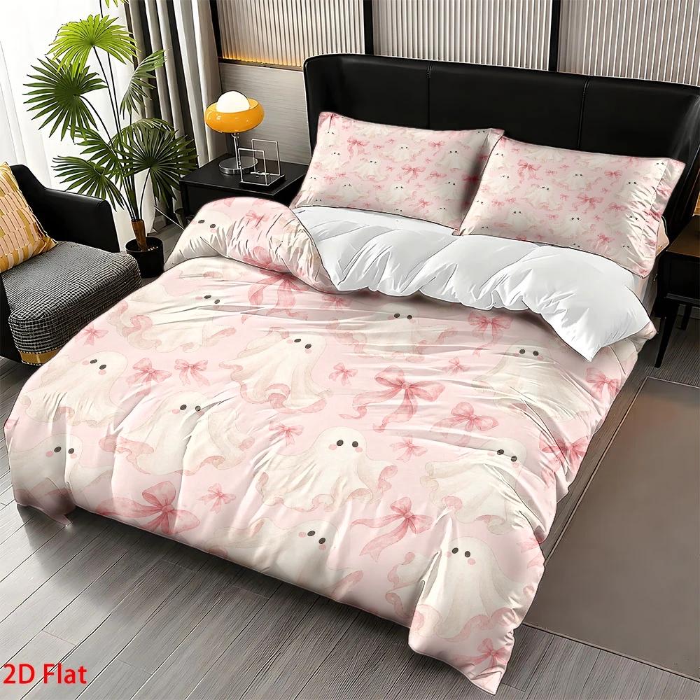 ชุดเครื่องนอนสามชิ้น ลายผีน้อย - Duvet Cover Sets With Zipper บทวิจารณ์และราคา