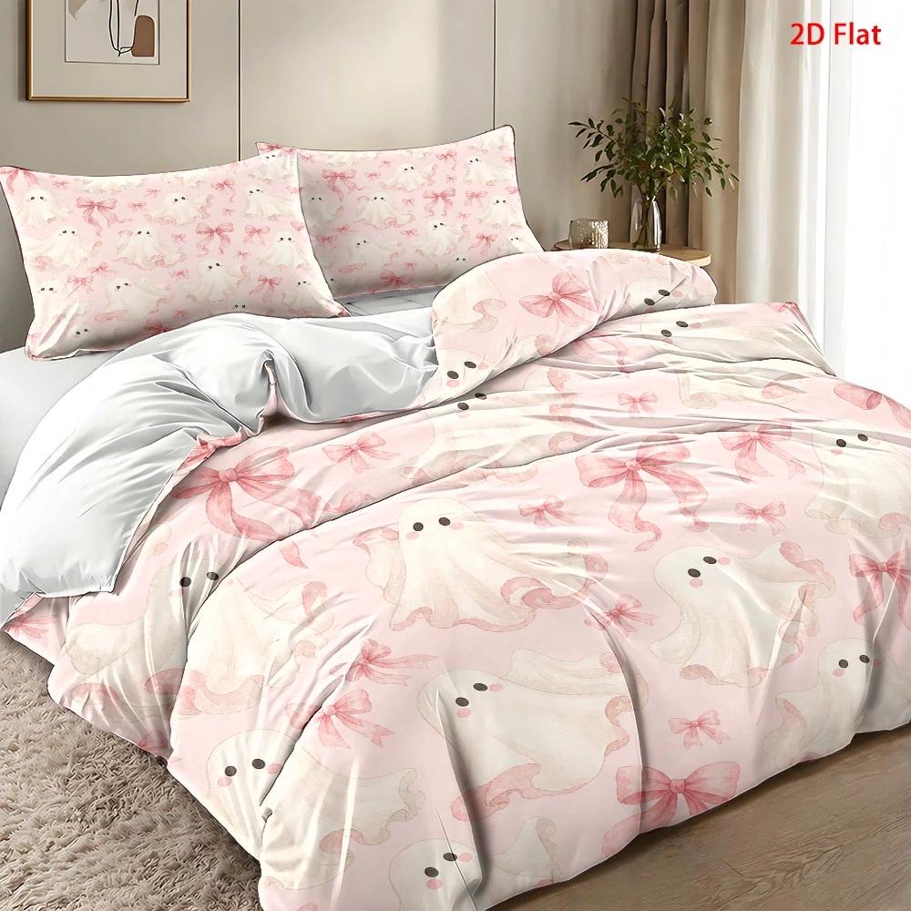 ชุดเครื่องนอนสามชิ้น ลายผีน้อย - Duvet Cover Sets With Zipper บทวิจารณ์และราคา
