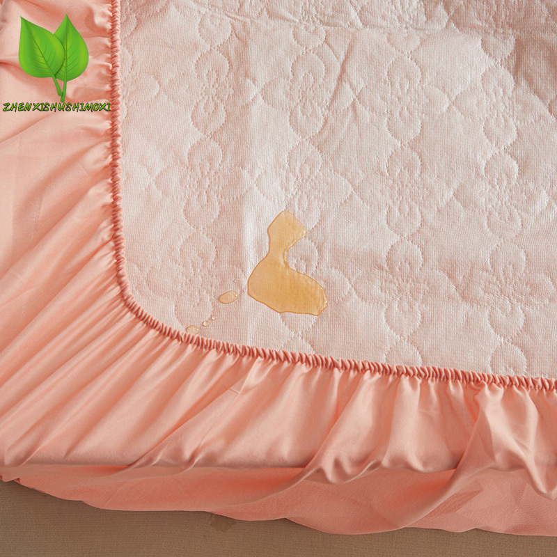 กันน้ําแผ่นติดตั้งBreathable A - Waterproof Mattress Protector Breathable บทวิจารณ์และราคา