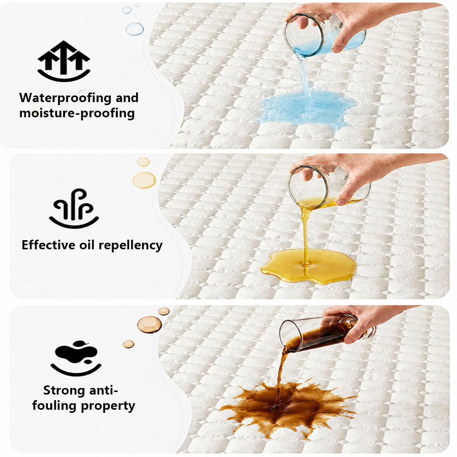 ผ้าคลุมที่นอนกันน้ำแบบควิลท์ ป - Waterproof Mattress Protector Breathable บทวิจารณ์และราคา